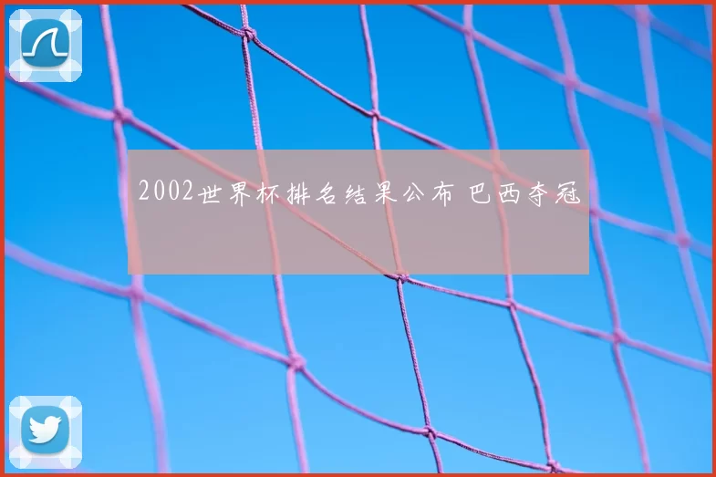 2002世界杯排名结果公布 巴西夺冠