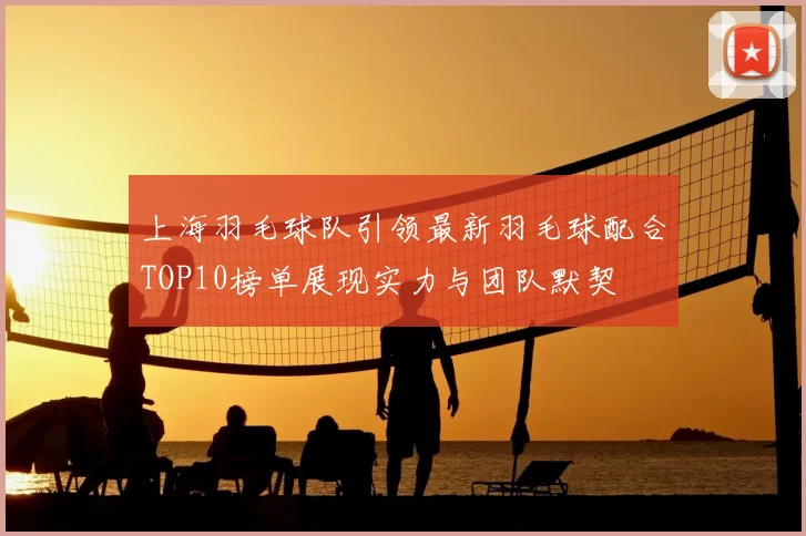 上海羽毛球队引领最新羽毛球配合TOP10榜单展现实力与团队默契
