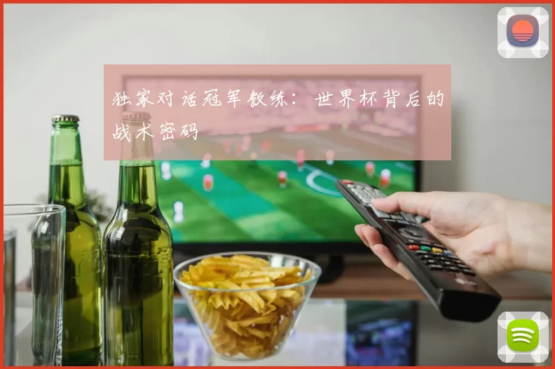 独家对话冠军教练:世界杯背后的战术密码